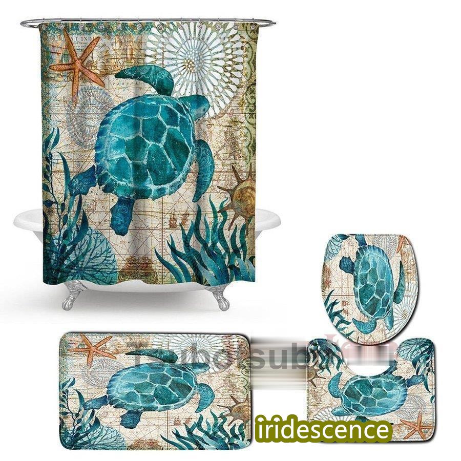 カーテン シャワーカーテン 間仕切り 85%遮光カーテン  防水 防カビ お風呂の窓 部屋の間仕切り キッチン 洗濯機可能 取り付け簡単 動物柄 | ブランド登録なし | 06