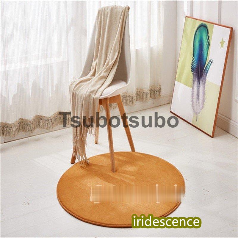 ラグ カーペット 直径200cm ラグマット オールシーズン おしゃれ 洗える 滑り止め 無地 サークル形 | ブランド登録なし | 06