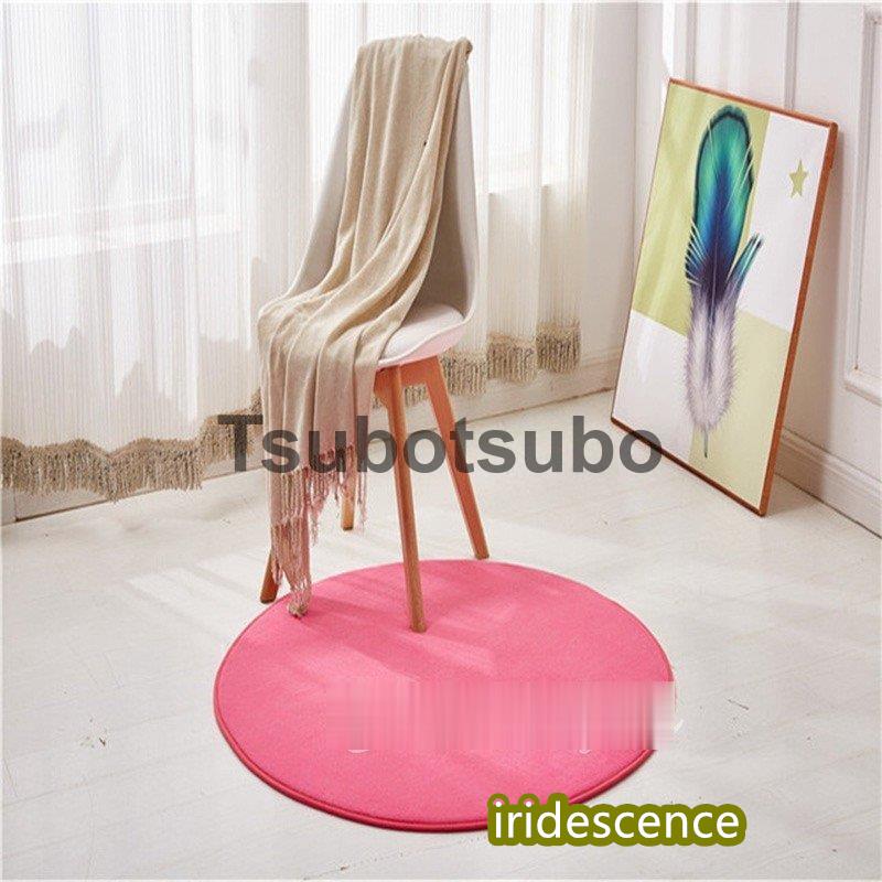 ラグ カーペット 直径200cm ラグマット オールシーズン おしゃれ 洗える 滑り止め 無地 サークル形 | ブランド登録なし | 08