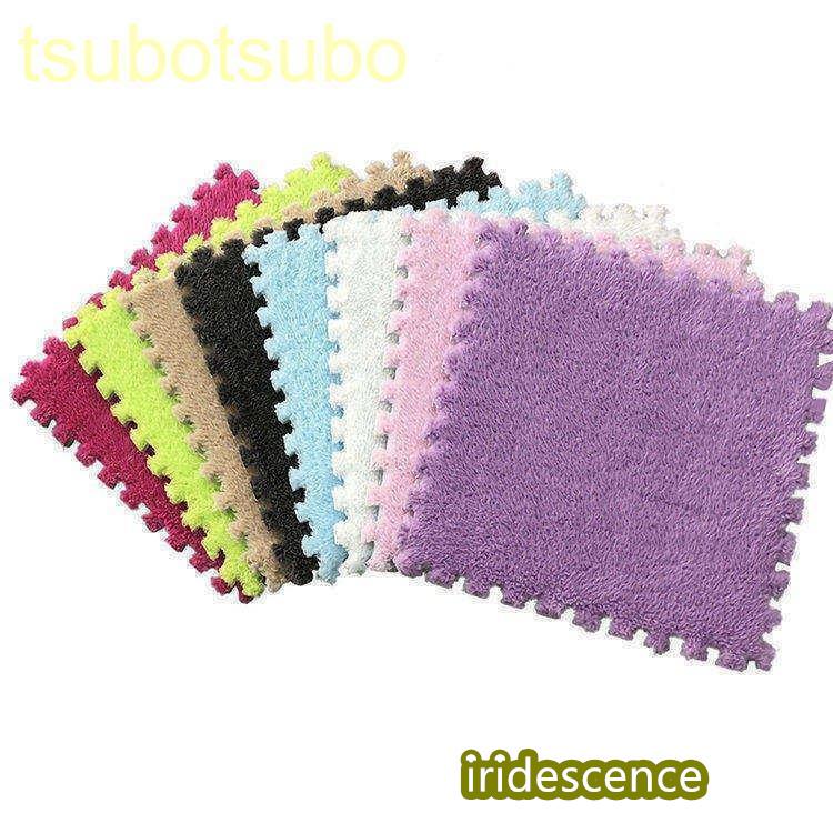 ジョイントマット 赤ちゃん ベビー マット 防音 抗菌 安全 床暖房対応 子供 大判  北欧 掃除 プレイマット フロアマット キッズラグ 30*30cm 10枚セット | ブランド登録なし | 14