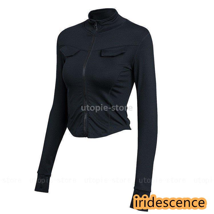 レディース 立ち襟 水着用 スタンドカラー フードなし ショート丈 長袖 体型カバー UVパーカー 母の日 | ブランド登録なし | 09