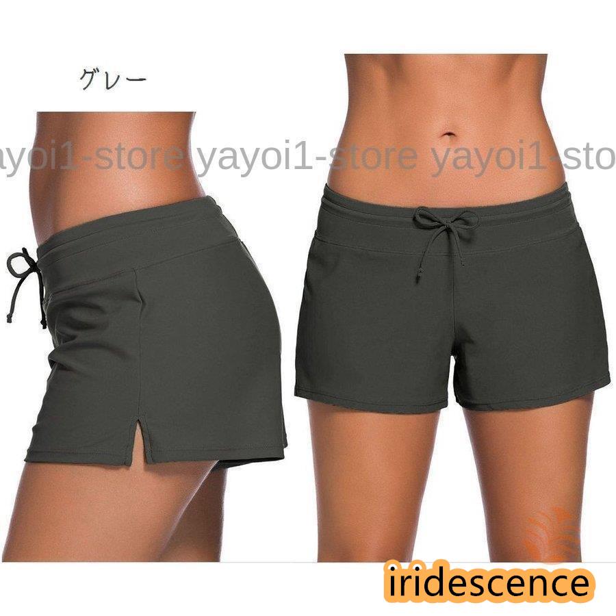 スイムパンツ ラッシュガード ボトムス 水着 レディース 海パン 海水パンツ サーフパンツ ビーチパンツ 無地 トランクス 短パン スイムウェア スイ | ブランド登録なし | 11