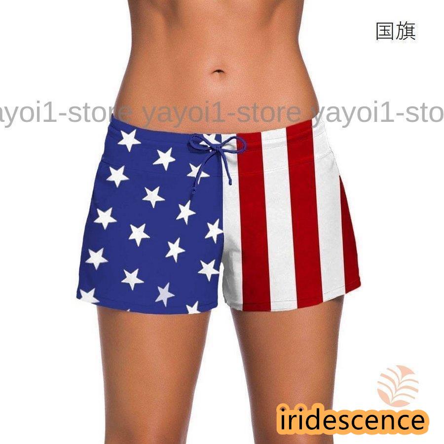 スイムパンツ ラッシュガード ボトムス 水着 レディース 海パン 海水パンツ サーフパンツ ビーチパンツ 無地 トランクス 短パン スイムウェア スイ | ブランド登録なし | 17