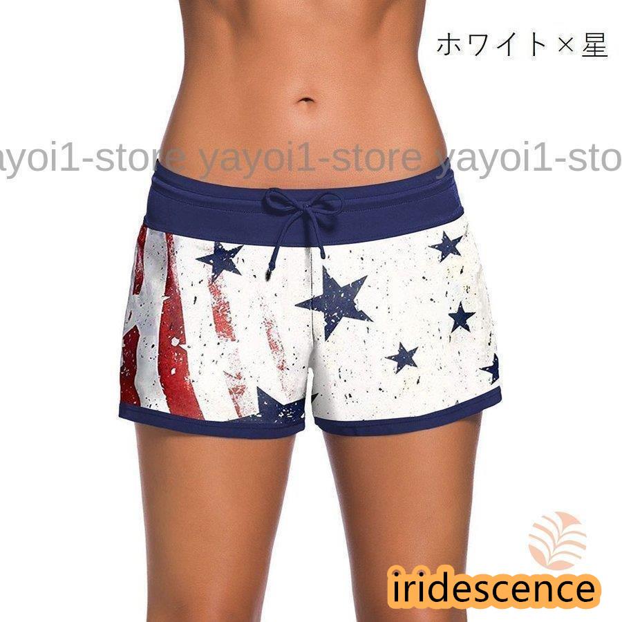 スイムパンツ ラッシュガード ボトムス 水着 レディース 海パン 海水パンツ サーフパンツ ビーチパンツ 無地 トランクス 短パン スイムウェア スイ | ブランド登録なし | 18