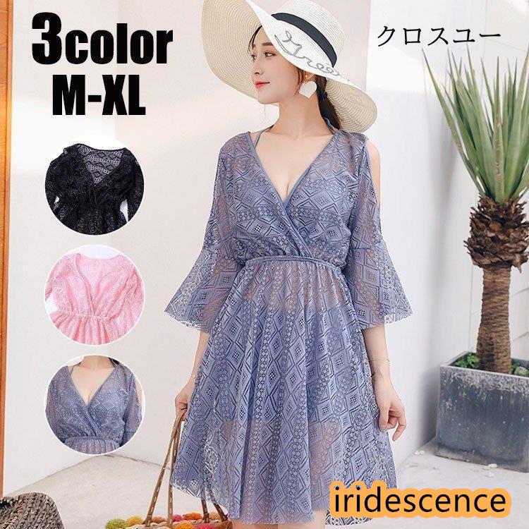 新品未使用、タグ付き花柄ワンピースパレオ水着セット ショッピングゴー shoppinggo 水着3点セット パレオ 大判 水着