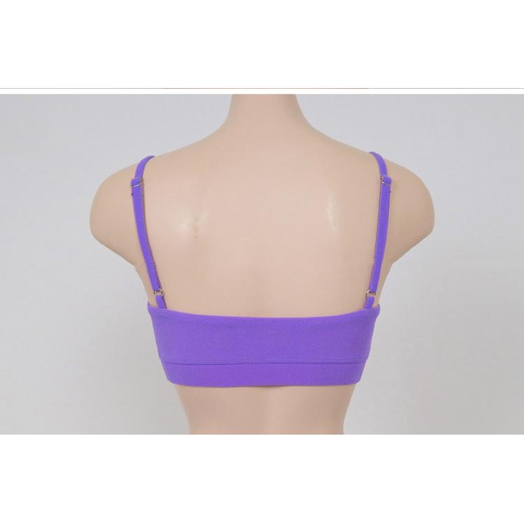 ビスチェビキニ レディース ユニークなニットソー素材 フロントボタン 無地 黒  シンプル 水着 セパレート 上 | ブランド登録なし | 14