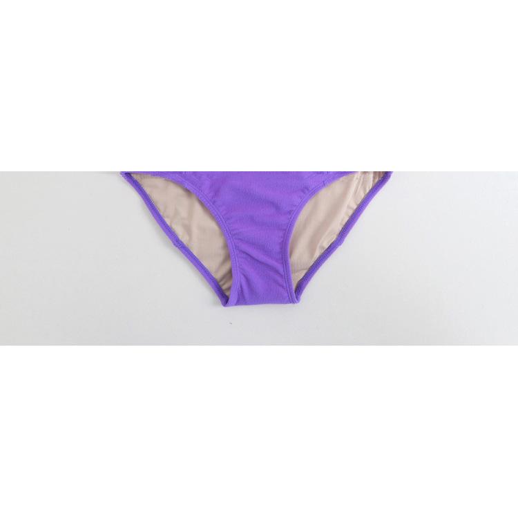 ビスチェビキニ レディース ユニークなニットソー素材 フロントボタン 無地 黒  シンプル 水着 セパレート 上 | ブランド登録なし | 18