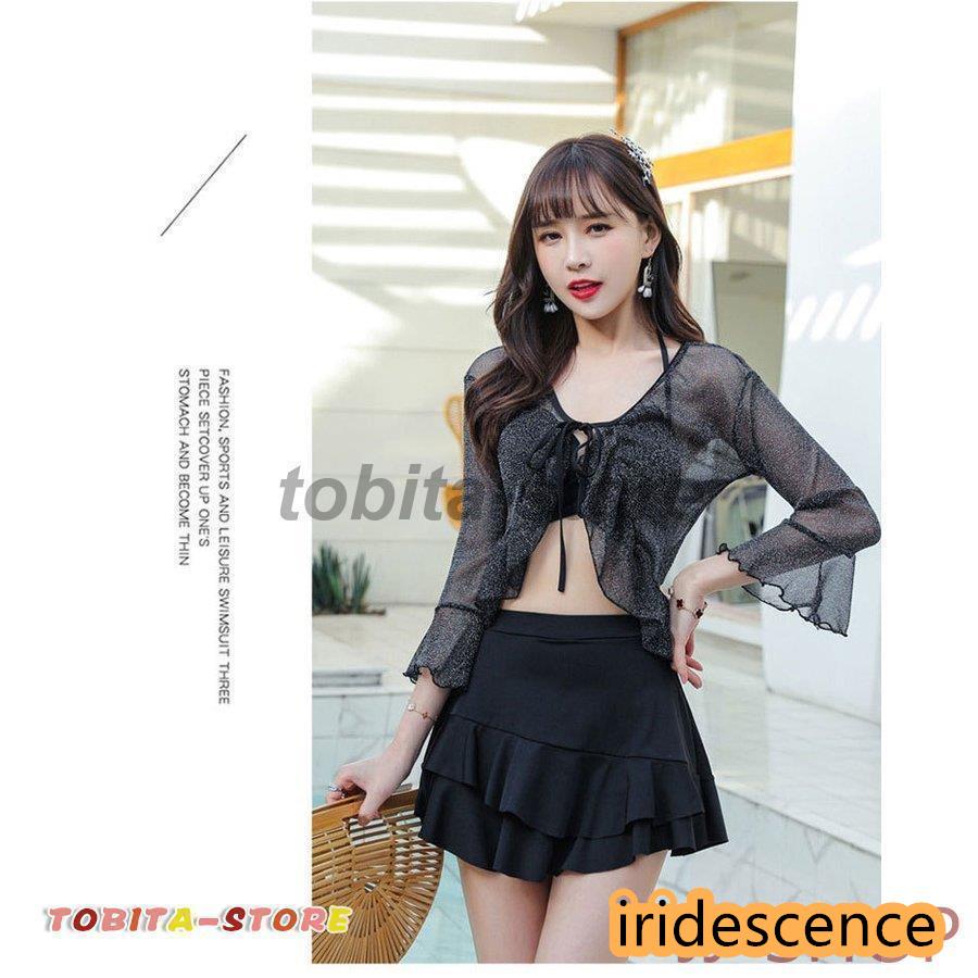 新品、body studio大きめサイズの3点水着セット TeddyShop 水着 レディース フィットネス 3点セット 20代 30代