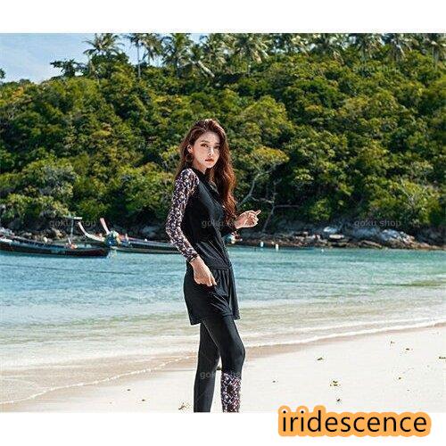 ラッシュガード レディース セット 水着 ラッシュガード 大きいサイズ 長袖 ラッシュガード セット おすすめ ラッシュガード レギンス ラッシュガー | ブランド登録なし | 04