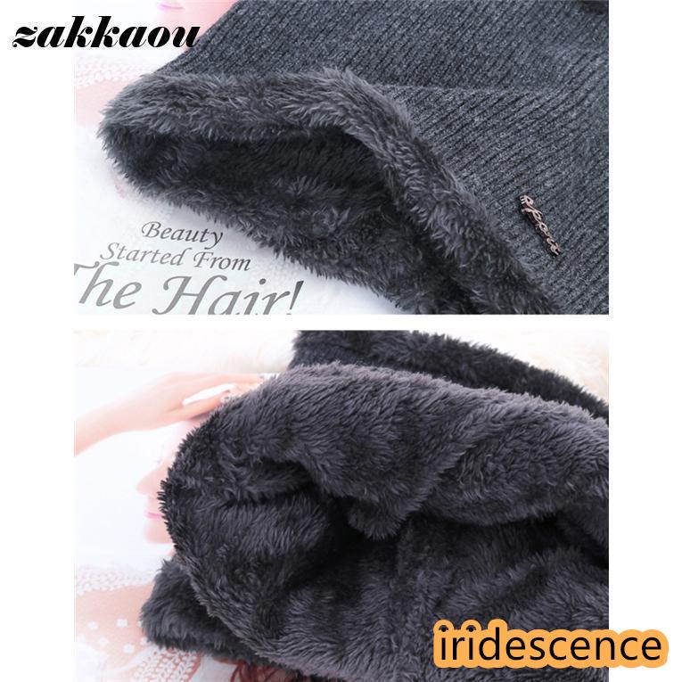 ニット帽 ニットキャップ ネックウォーマー 2点セット 裏起毛 ストレッチ 厚手 冬物 小顔効果 防寒 メンズ レディース 外仕事 自転車 カジュアル | ブランド登録なし | 16