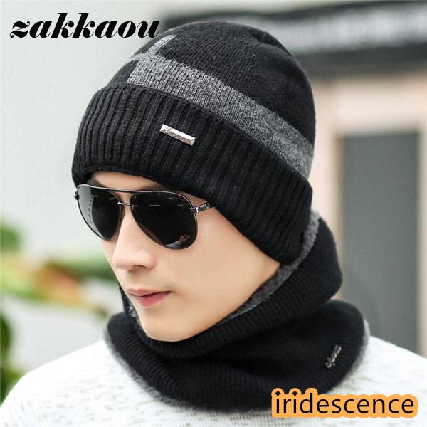 ニット帽 ニットキャップ ネックウォーマー 2点セット 裏起毛 ストレッチ 厚手 冬物 小顔効果 防寒 メンズ レディース 外仕事 自転車 カジュアル | ブランド登録なし | 19