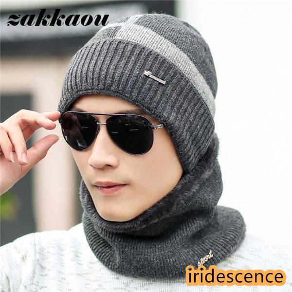 ニット帽 ニットキャップ ネックウォーマー 2点セット 裏起毛 ストレッチ 厚手 冬物 小顔効果 防寒 メンズ レディース 外仕事 自転車 カジュアル | ブランド登録なし | 05