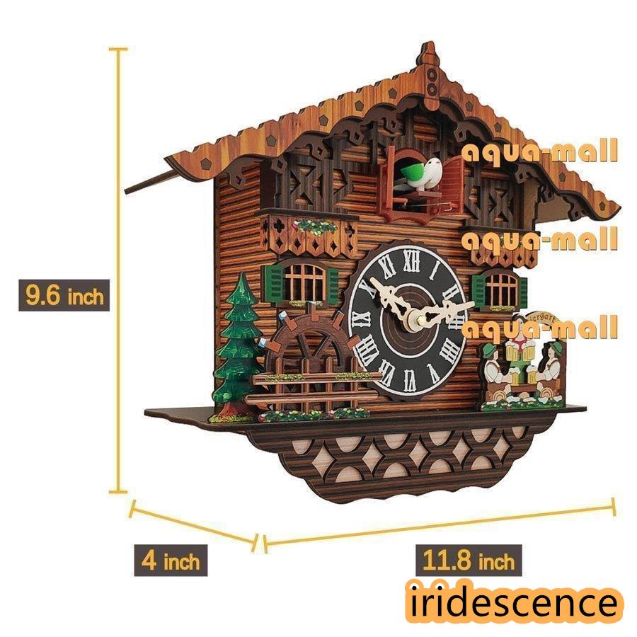 売り出し新品 掛け時計 鳩時計 おしゃれ 北欧 カッコウ 本格 本格ふいご式 木製 カッコークロック ハウス型