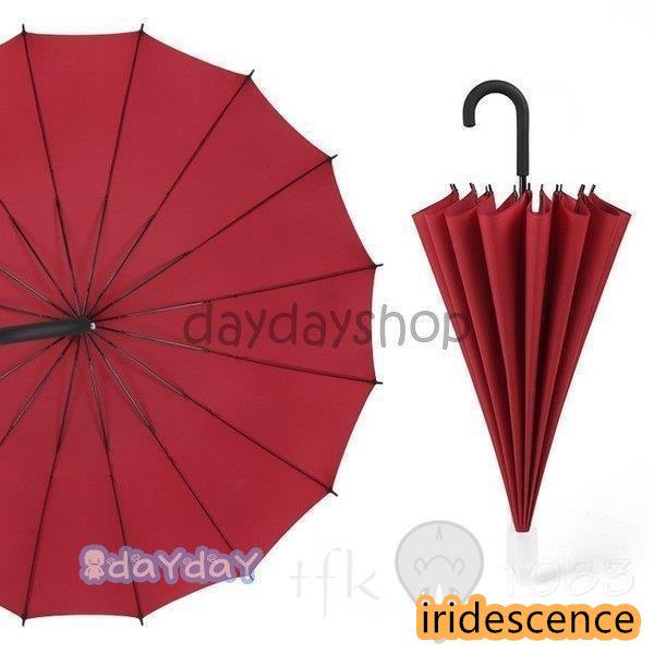 傘 ジャンプ 雨傘 16本骨傘 手 雨傘 番傘 長傘 アイデア傘カバー付き 周囲を濡らさない スライドキャップ 丈夫 通学 無地 通勤 | ブランド登録なし | 09