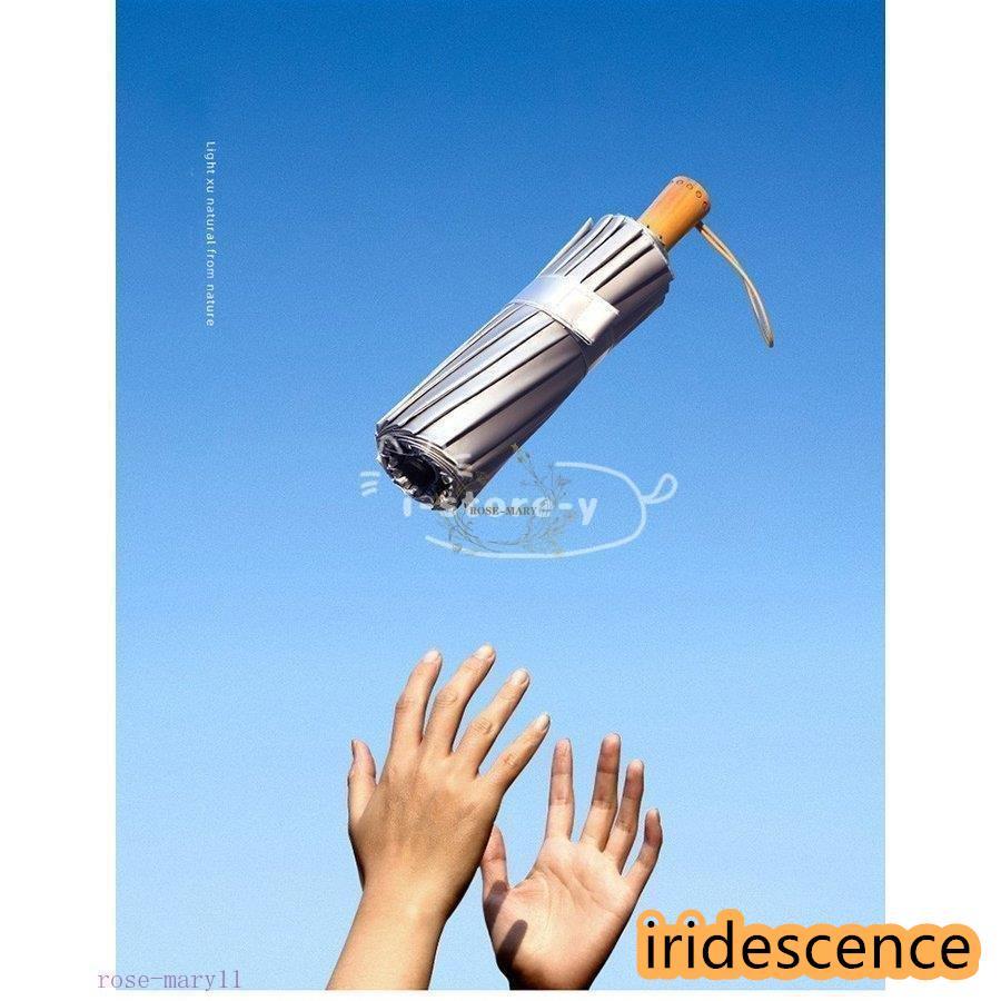 折りたたみ傘 遮光遮熱 晴雨兼用傘 日傘 雨傘  16本骨 三段折りたたみ傘 大きい傘 UVカット 紫外線カット チタン銀コーティング  UPF50+ 女性/男性用 雨具 | ブランド登録なし | 01