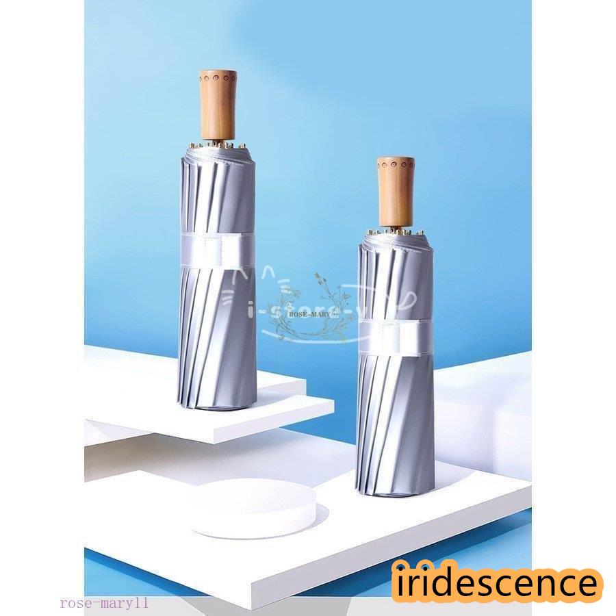 折りたたみ傘 遮光遮熱 晴雨兼用傘 日傘 雨傘  16本骨 三段折りたたみ傘 大きい傘 UVカット 紫外線カット チタン銀コーティング  UPF50+ 女性/男性用 雨具 | ブランド登録なし | 06