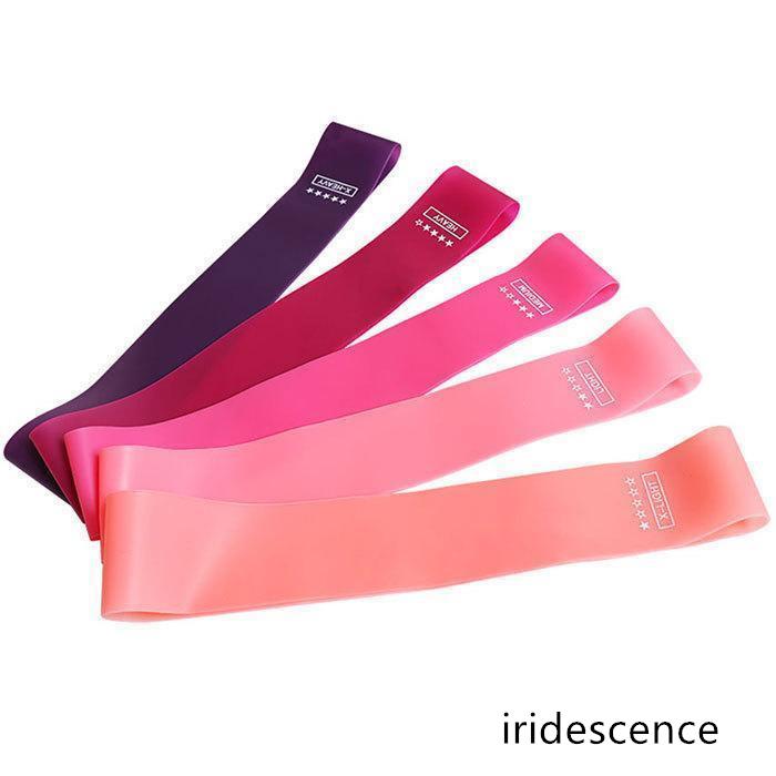 エクササイズバンド トレーニングチューブ 強度別5本セット 高強度 筋