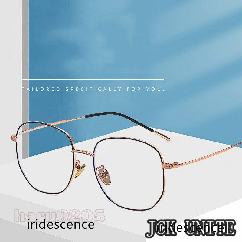 クリアフレーム 薄紫レンズ PCメガネ ケース付き クリアフレーム 薄紫レンズ PCメガネ ケース付き PC眼鏡 ブルー