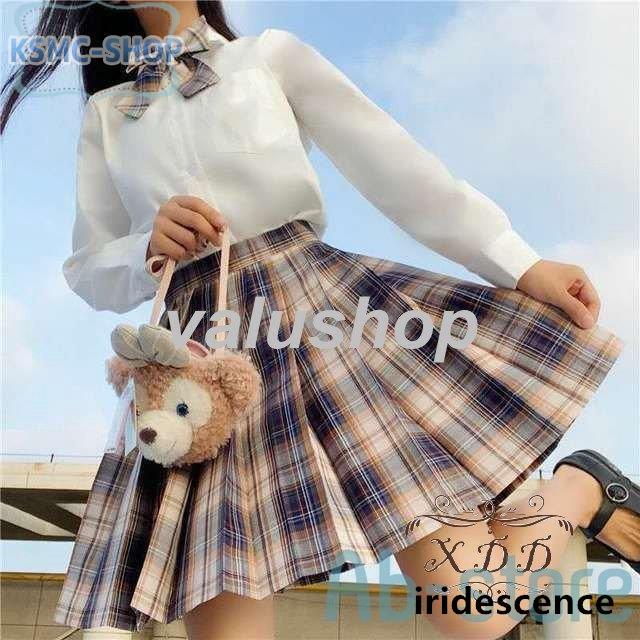 制服 セーラー服  チェック柄 グリーン セット 学生制服 長袖 リボン 大きいサイズ 入学式 卒業式｜iridescence｜21