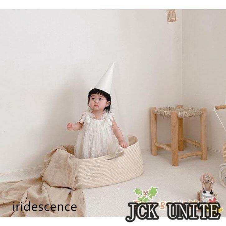 ベビーベッド ベビーかご ベビー 新生児 赤ちゃん 出産お祝い 転落防止 ベビー用寝具 ベッド コットン 安心快適 インベッド 丸洗いok 百日祝い 記念写真 | ブランド登録なし | 12