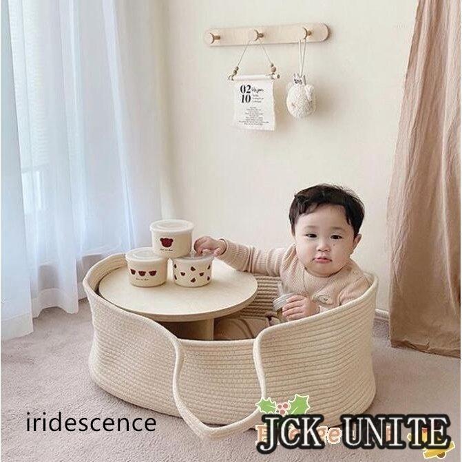ベビーベッド ベビーかご ベビー 新生児 赤ちゃん 出産お祝い 転落防止 ベビー用寝具 ベッド コットン 安心快適 インベッド 丸洗いok 百日祝い 記念写真 | ブランド登録なし | 13
