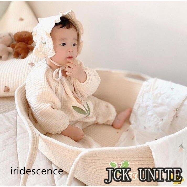 ベビーベッド ベビーかご ベビー 新生児 赤ちゃん 出産お祝い 転落防止 ベビー用寝具 ベッド コットン 安心快適 インベッド 丸洗いok 百日祝い 記念写真 | ブランド登録なし | 14