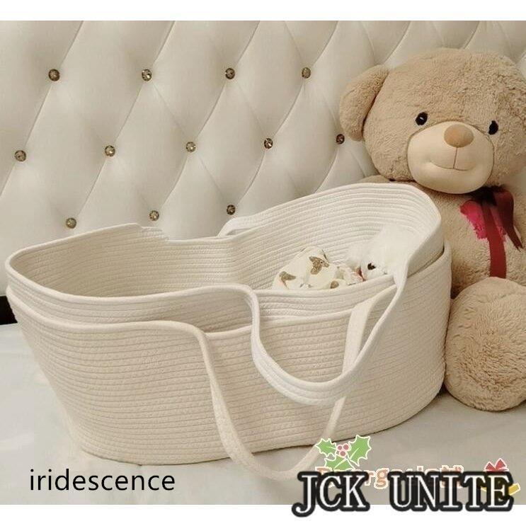 ベビーベッド ベビーかご ベビー 新生児 赤ちゃん 出産お祝い 転落防止 ベビー用寝具 ベッド コットン 安心快適 インベッド 丸洗いok 百日祝い 記念写真 | ブランド登録なし | 02