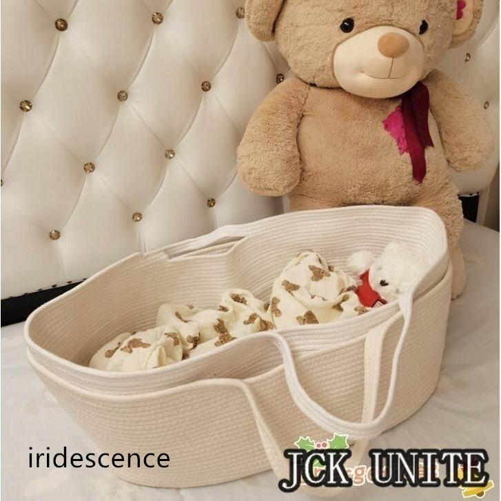 ベビーベッド ベビーかご ベビー 新生児 赤ちゃん 出産お祝い 転落防止 ベビー用寝具 ベッド コットン 安心快適 インベッド 丸洗いok 百日祝い 記念写真 | ブランド登録なし | 03