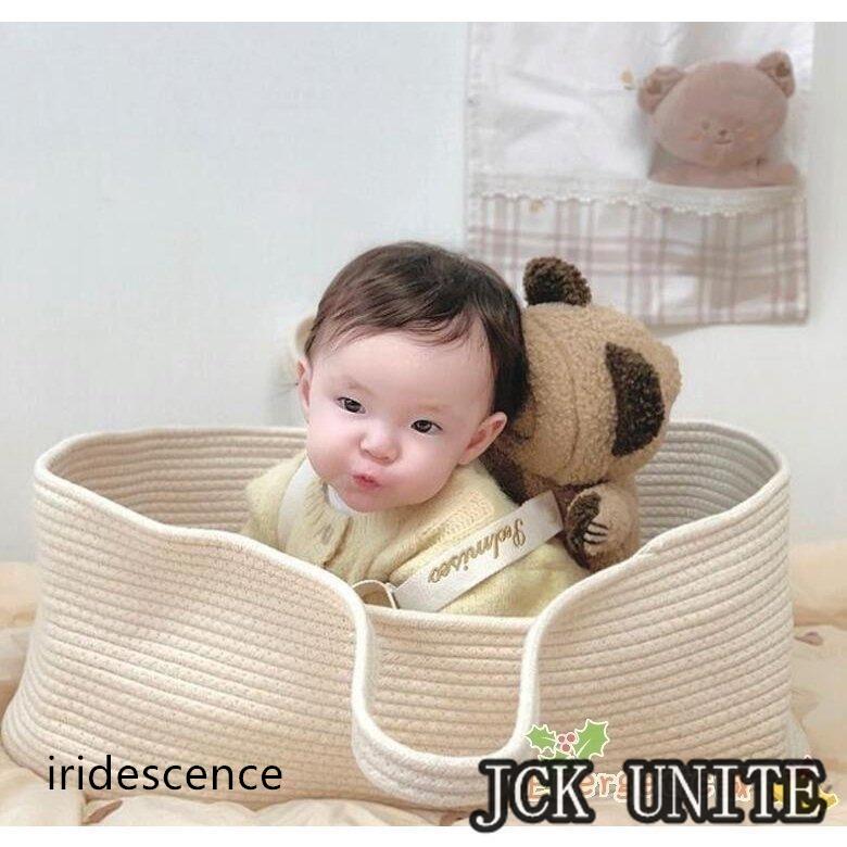 ベビーベッド ベビーかご ベビー 新生児 赤ちゃん 出産お祝い 転落防止 ベビー用寝具 ベッド コットン 安心快適 インベッド 丸洗いok 百日祝い 記念写真 | ブランド登録なし | 09