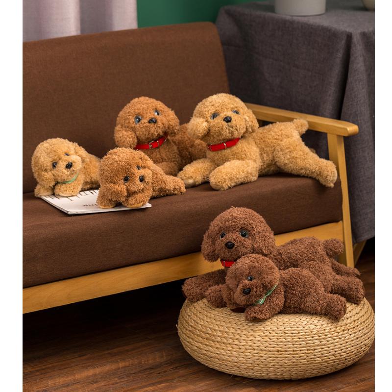 ぬいぐるみ 抱き枕 プードル 犬 リアル 動物 本物そっくり やわらかい