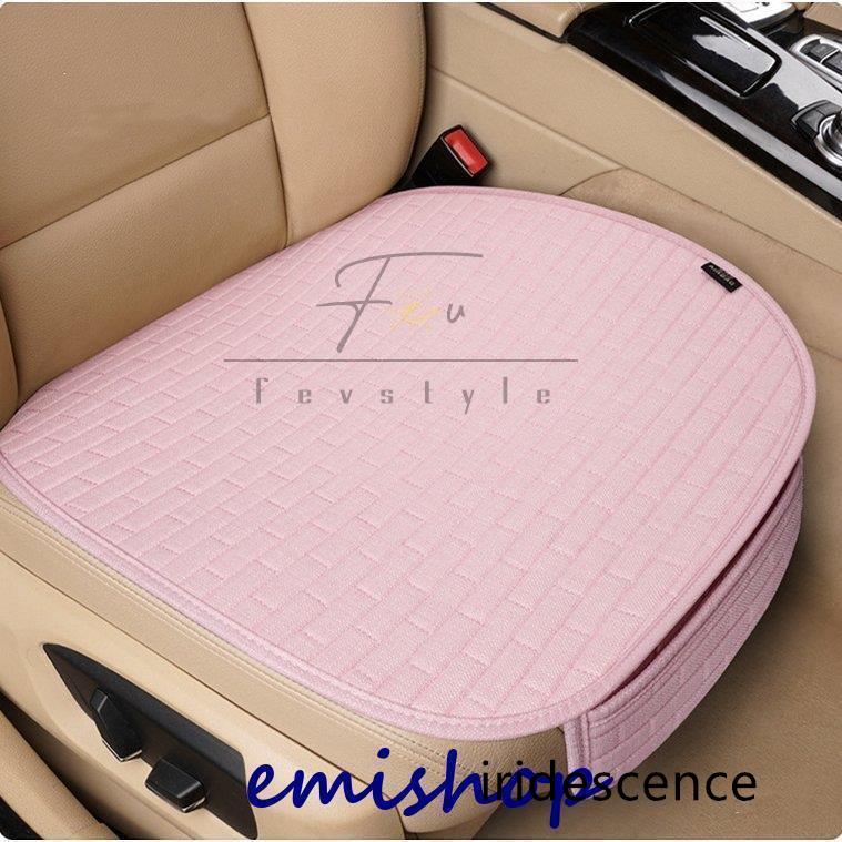 車用 座布団 クッション 亜麻 カークッション 車座布団 3点セット シートカバーシート 車イスクッション シンプル 運転席 助手席 後部座席 通気性 車用品 | ブランド登録なし | 10