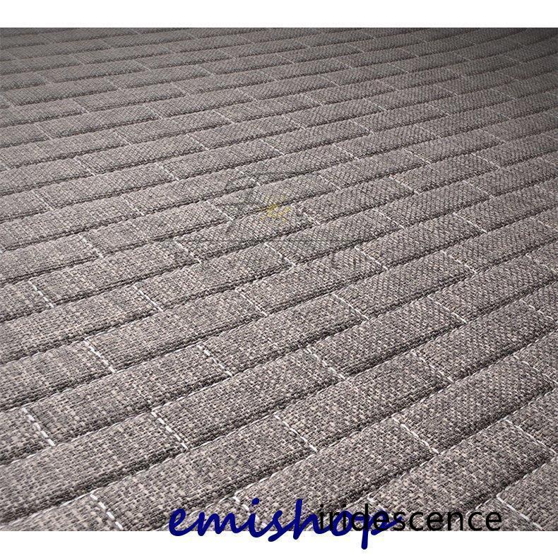 車用 座布団 クッション 亜麻 カークッション 車座布団 3点セット シートカバーシート 車イスクッション シンプル 運転席 助手席 後部座席 通気性 車用品 | ブランド登録なし | 03