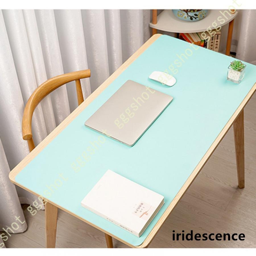 マウスパッド ゲーミング 大型 無地柄 デスクマット リバーシブル PUレザー キーボードマット 耐水性 清潔しやすい 滑り止め オフィスデスクマット | ブランド登録なし