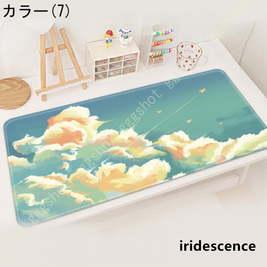 マウスパッド プレイマット 大型 キーボード デスクマットおしゃれ 雲