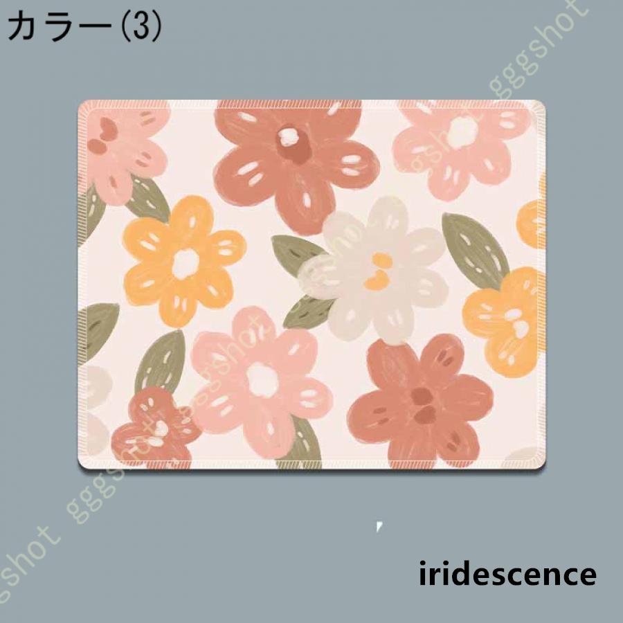 マウスパッド バラ柄 長方型 個性的 おしゃれ 柔軟 かわいい ゲーミングまうすぱっど PC ノートパソコン オフィス用 裁縫エッジ付き ほつれ防止 | ブランド登録なし | 03