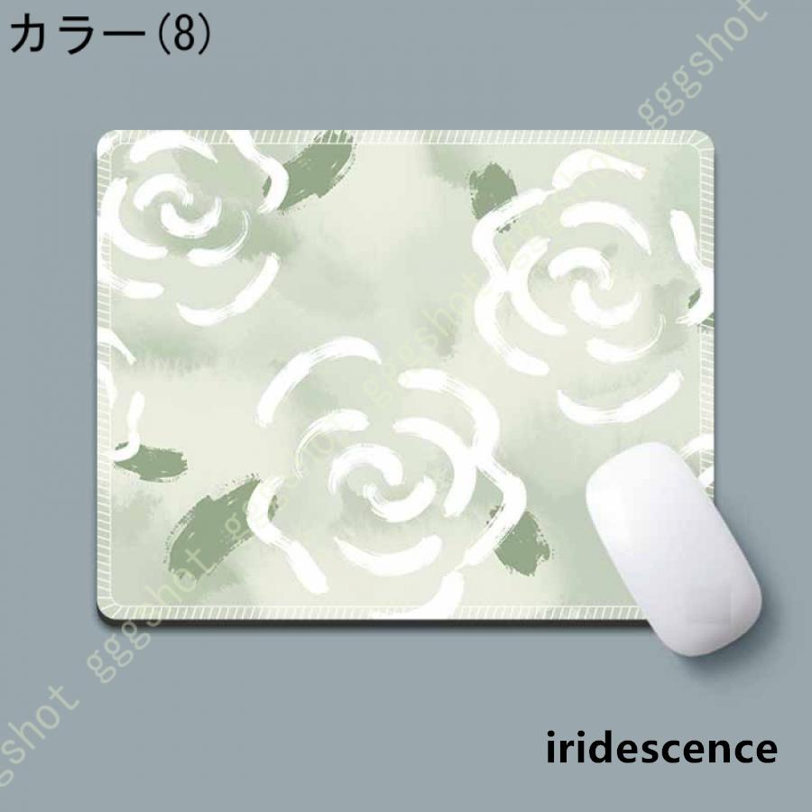 マウスパッド バラ柄 長方型 個性的 おしゃれ 柔軟 かわいい ゲーミングまうすぱっど PC ノートパソコン オフィス用 裁縫エッジ付き ほつれ防止 | ブランド登録なし | 08