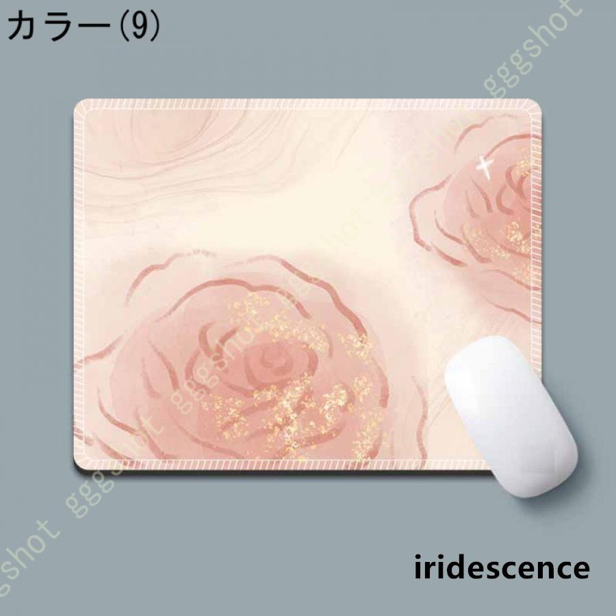 マウスパッド バラ柄 長方型 個性的 おしゃれ 柔軟 かわいい ゲーミングまうすぱっど PC ノートパソコン オフィス用 裁縫エッジ付き ほつれ防止 | ブランド登録なし | 09
