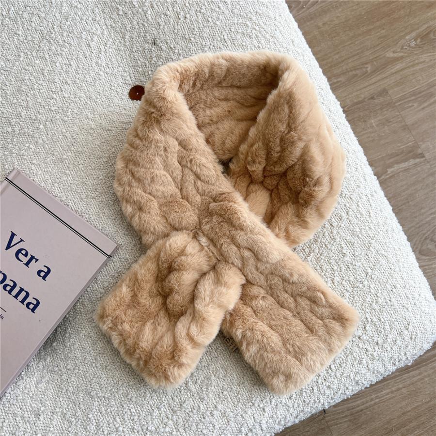 ファーマフラー スヌード フェイクファーマフラー レディース