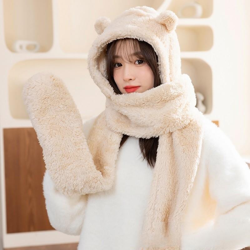 マフラー レディース 秋冬 秋 冬 フード フード付き フード付き