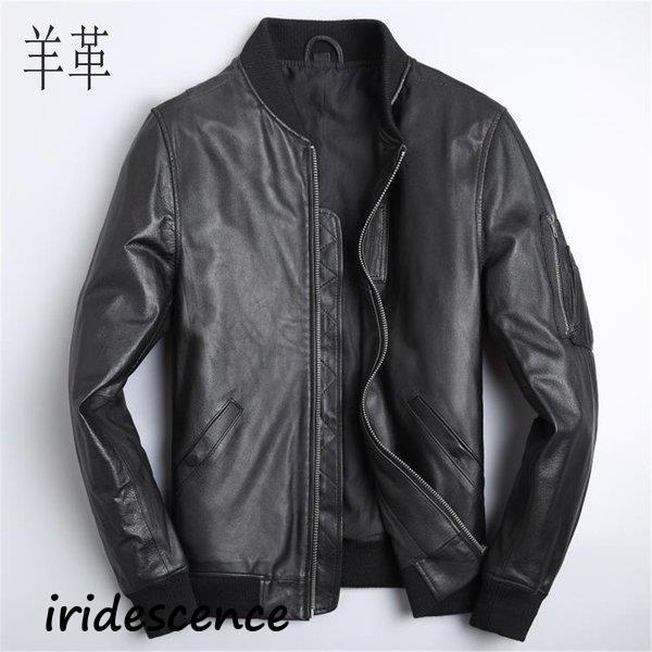 レザージャケット メンズジャケット 本革 ライダース ジャケット 羊革 黒ラム革?牛革 シングル ダブル ショート丈 バイクジャケットブルゾン MA-1 Gジャン : sf-1106-1rx129 : アイリスの弓 - 通販 - Yahoo!ショッピング レザージャケット メンズジャケット 本革 ライダース ジャケット 羊革 黒ラム革?牛革 シングル ダブル ショート丈 バイクジャケットブルゾン MA-1 Gジャン : sf-1106-1rx129 : アイリスの弓 - 通販 - Yahoo!ショッピング