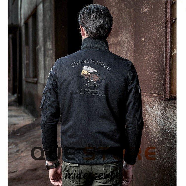 バイクジャケット メンズ ミリタリージャケット 春秋 ジャケット