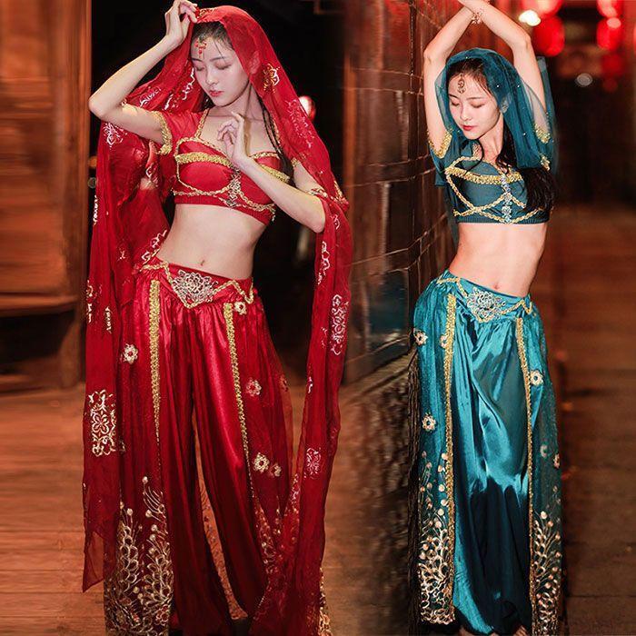 アラビアン ベリーダンス コスプレ 衣装＋アクセサリー 楽天市場】イベント 衣装 ベリーダンス 衣装 セット アラビアン