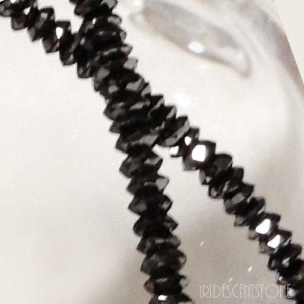 天然ブラックダイヤモンドネックレス【K18WG】 31.75ct Black Diamond_4