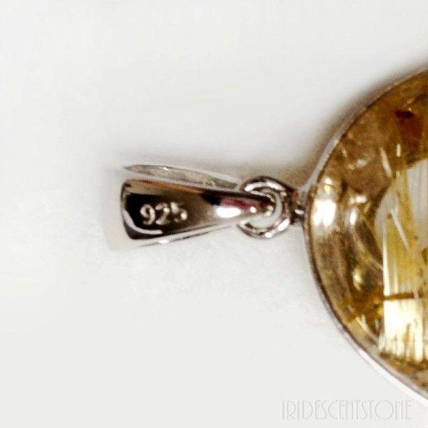 秋冬の主役◎ ルチルクォーツペンダントトップ rutiru-quatz/パワーストーン，天然石，水晶，ルチルクォーツ，キャッツアイ，スーパーセブン，ブレスレットのイリデセントストーン 【M5737404139】(20313円)