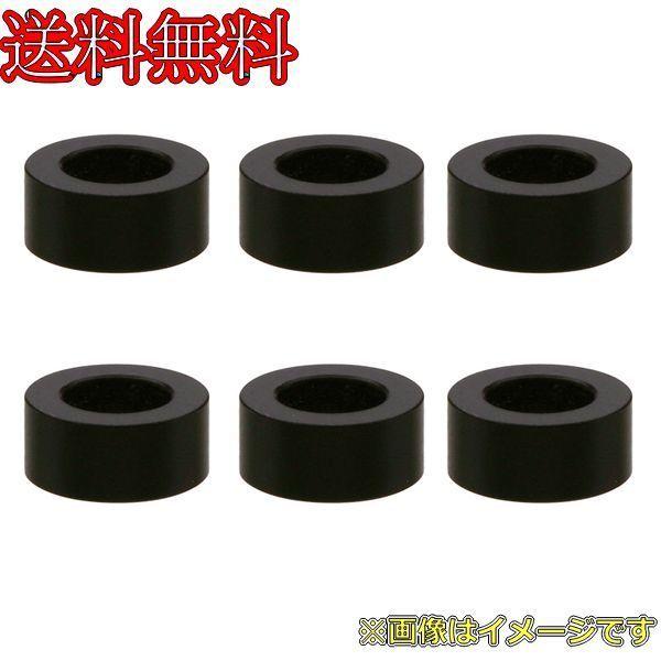 スクエア SGX-930BK M3アルミカラー φ5.5×3×3.0t (ブラック)6個入リ Aluminum M3 washer 3.0t (black)｜irijon-y