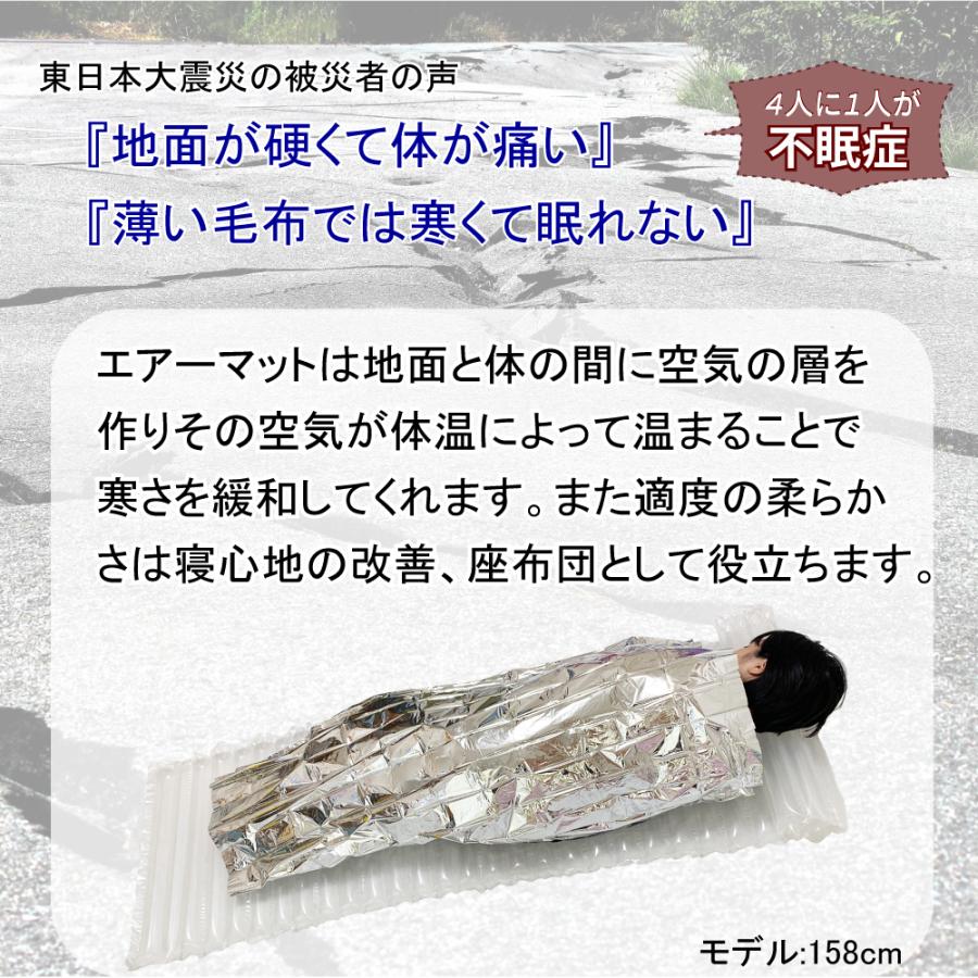 Iriniko 3日間生きるための避難セット2人用 防災セット (ソーラーラジオライト エアーマット 保存食付き) 防災リュック 非常用持ち出し袋 グレー｜iriniko｜08