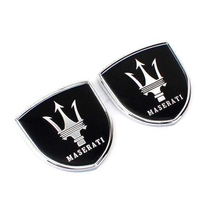 マセラティ エンブレムバッジ ステッカー 2個セット カーステッカー エンブレム プレート フェンダーバッジ シール装飾 Pdddd Irisエステティックストア 通販 Yahoo ショッピング
