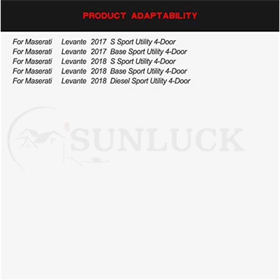 【中古品 】 4つ組カーボン製アンダーカナード for Maserati Levante 2016-2018モデルに適合 リアバンパー カナード スプリッター マセラティレヴァンテ用エアロ 【K2206439941】(78118円)