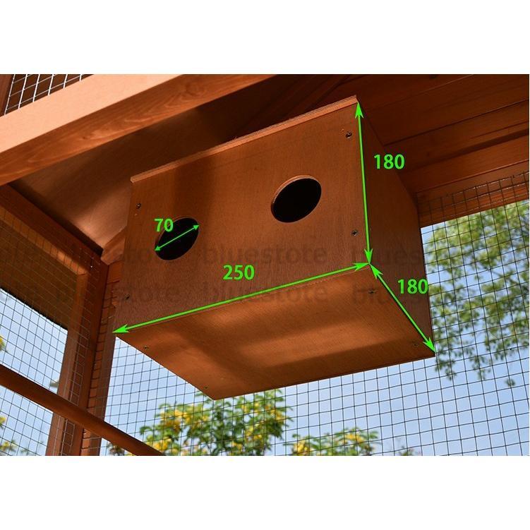 海外品 庭用ペットケージ 大型鳥かご 鳥かご 飼育ケージ 小動物ケージ【動物の部屋】組立式 天然杉材 防腐材 安定性抜群 ご自分で取り付ける必要がある 【IQY1113274466】(39415円)