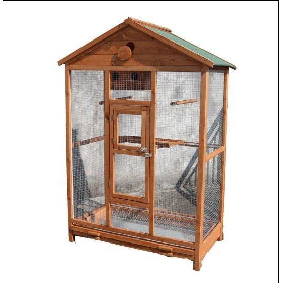 【正規品】 高品質★鳥小屋 木製鳥かご 大型飼育ケージ 整理しやすい 快適な空間 屋外用 鳥小屋 鳥用品 網目の間隔 逃げ出防止 多機能 【S1099089129】(38913円)